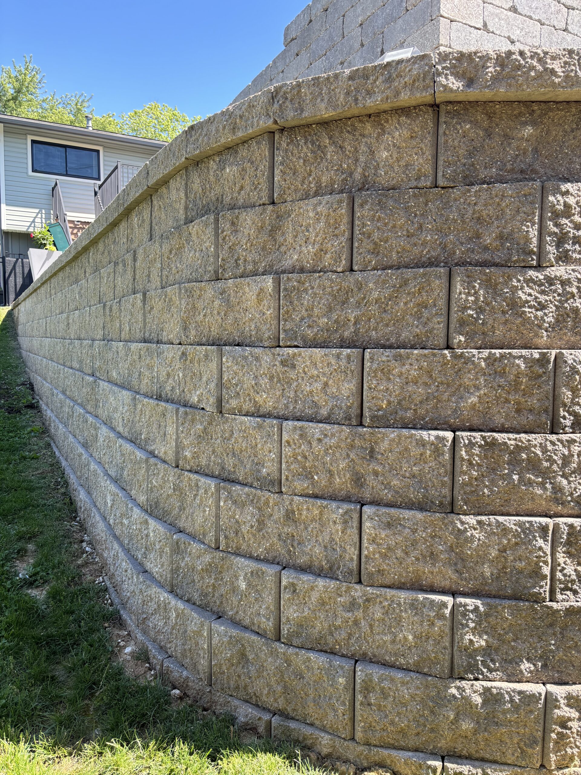 block retaining wall