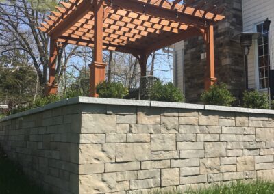 patio with pergola