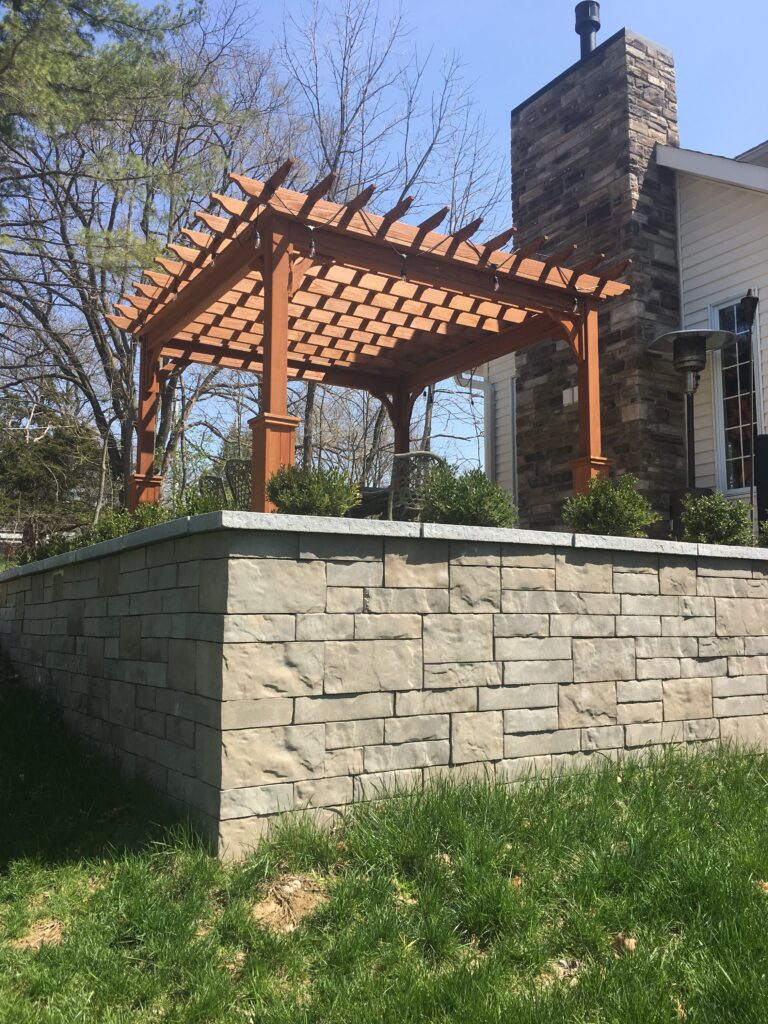 patio with pergola